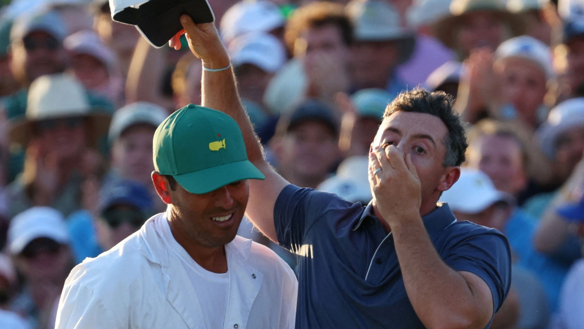 Rory McIlroy and has caddie Harry Diamond